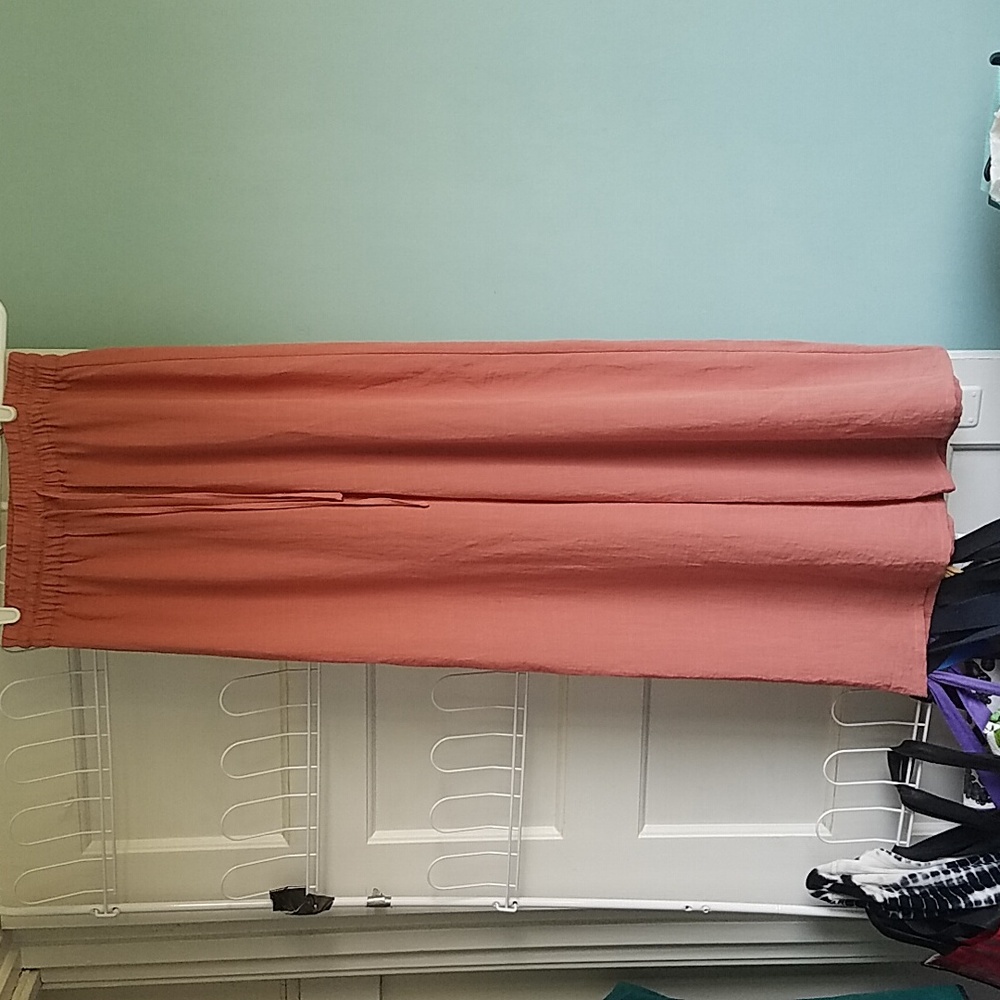 Joie Wide Leg Lightweight Pants Pink/Orange/Peach Rayon Size Small